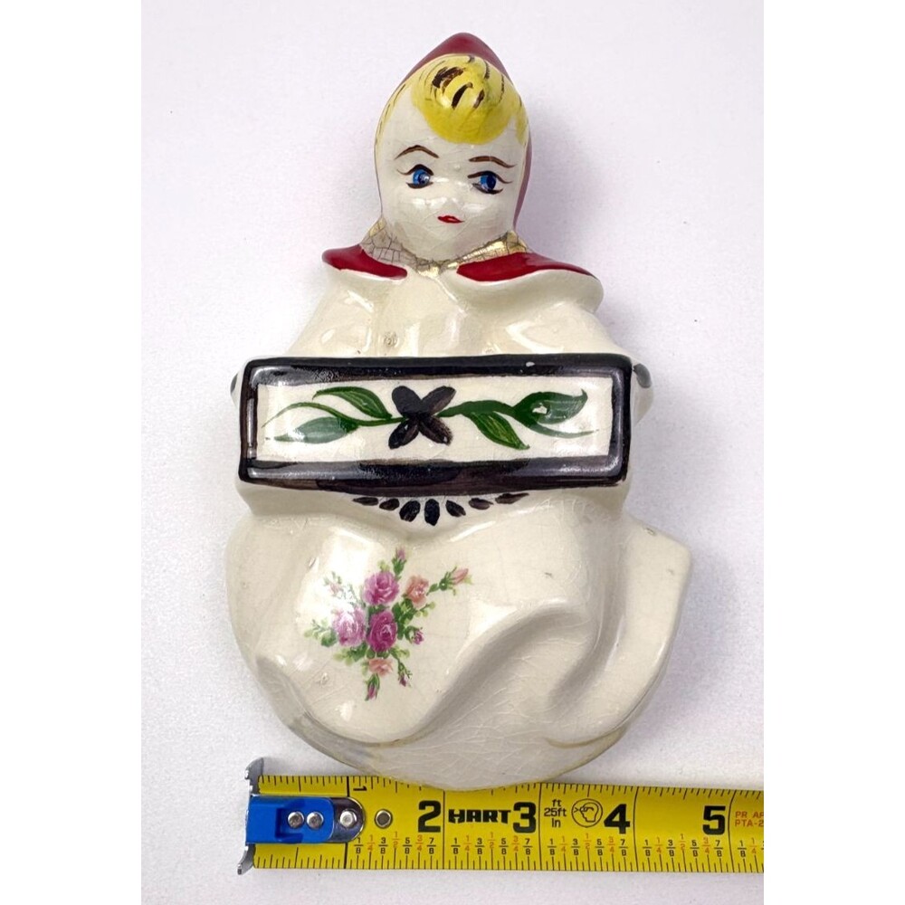 VTG Hull Ware Little Red Riding Hood Wall Pocket Planter Vase - Picture 15 of 16